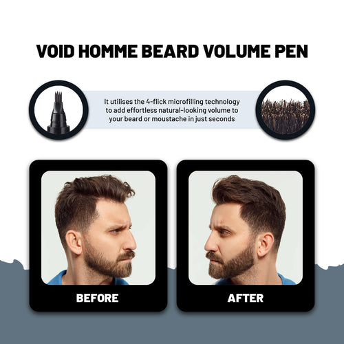 VOID Homme Beard Volume Pen + Brush Combo